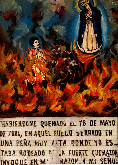 Ofrenda votiva dedicada a Nuestra Señora de la Soledad de Unbekannt Unbekannt